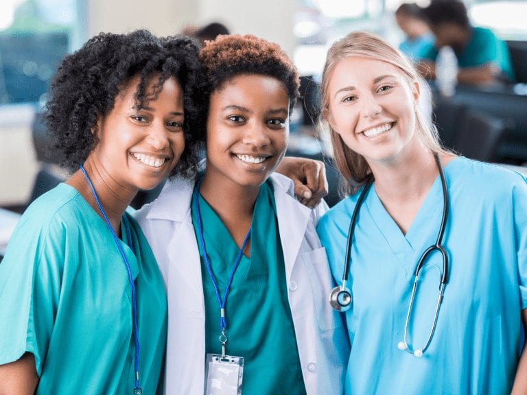 travel nurses at a new facility
